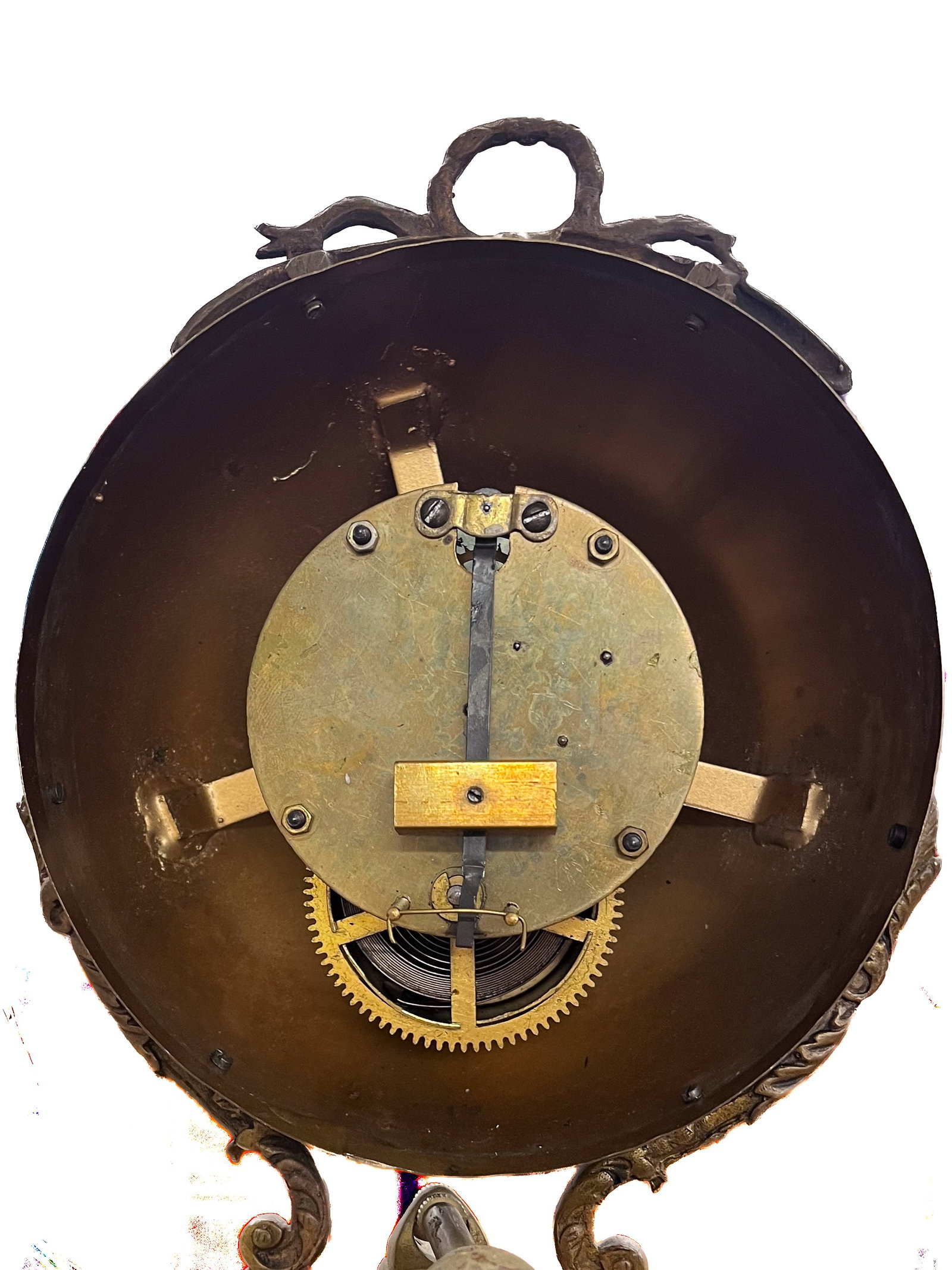 A Bronze Figural Swinger Clock - 2