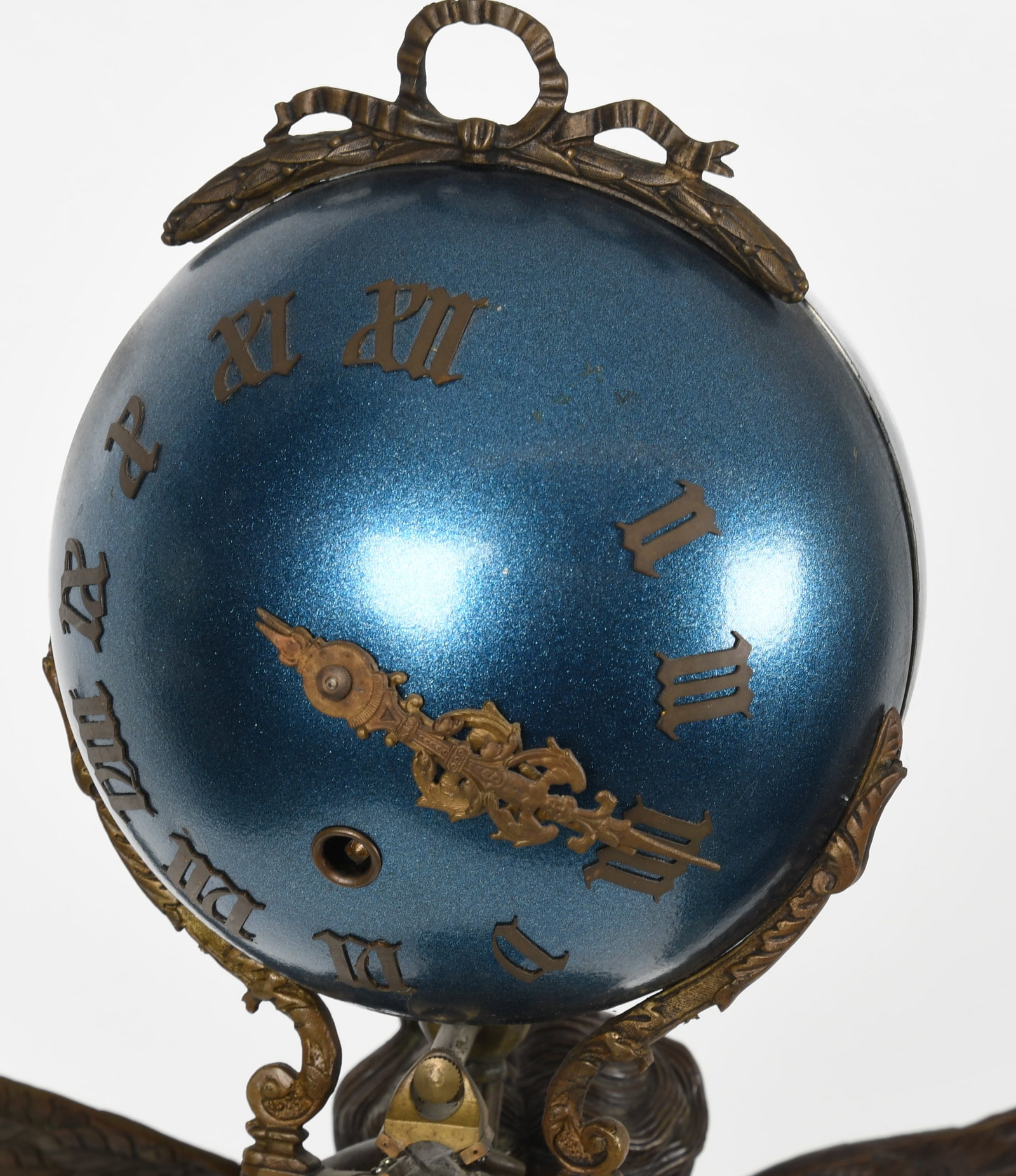 A Bronze Figural Swinger Clock - 3