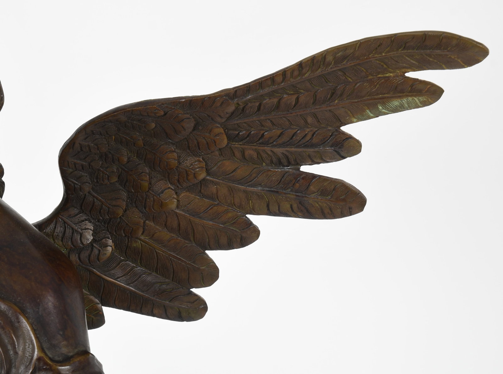 A Bronze Figural Swinger Clock - 6