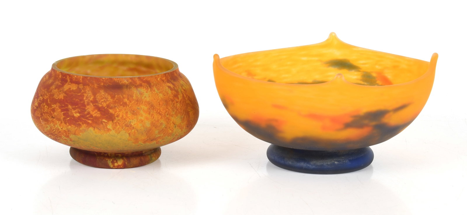 Two French Art Glass Bowls, Early 20th Century (1 of 8)