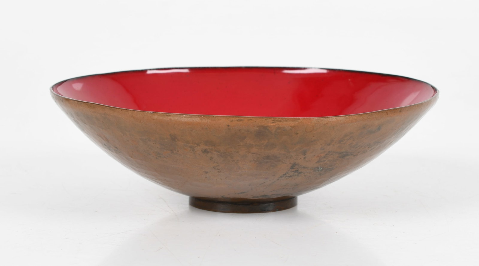 An Arts and Crafts Enameled Copper Bowl (1 of 4)