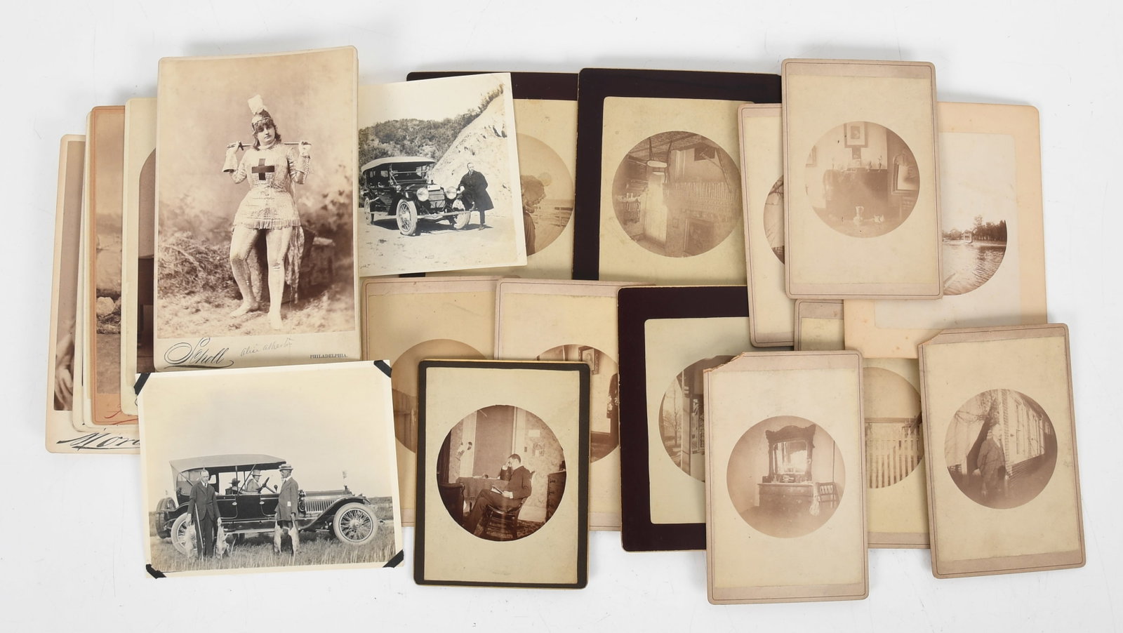 A Group of American Cabinet Cards and Amateur Photographs (1 of 9)