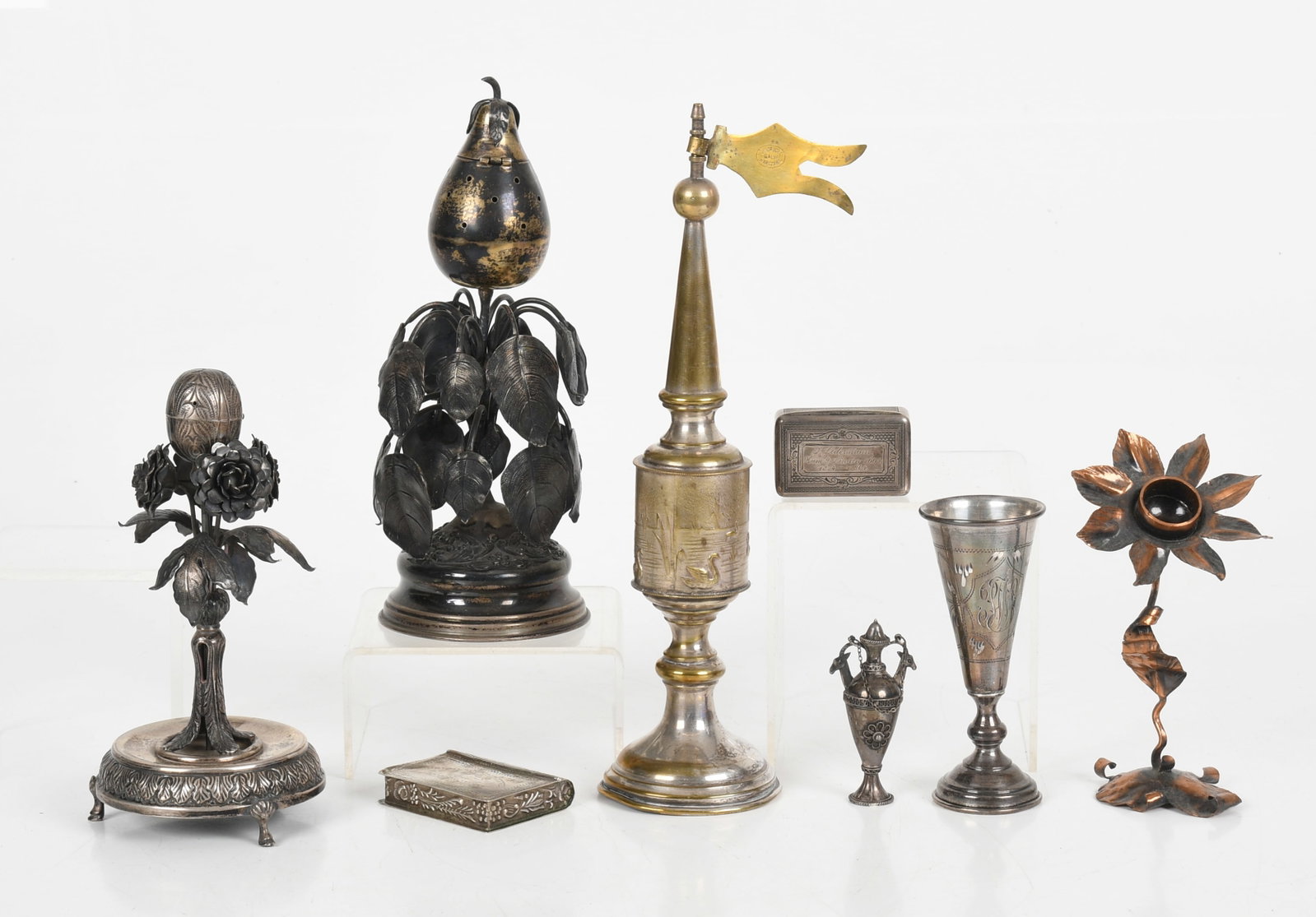 A Group of Judaica Including Silver Items (1 of 12)