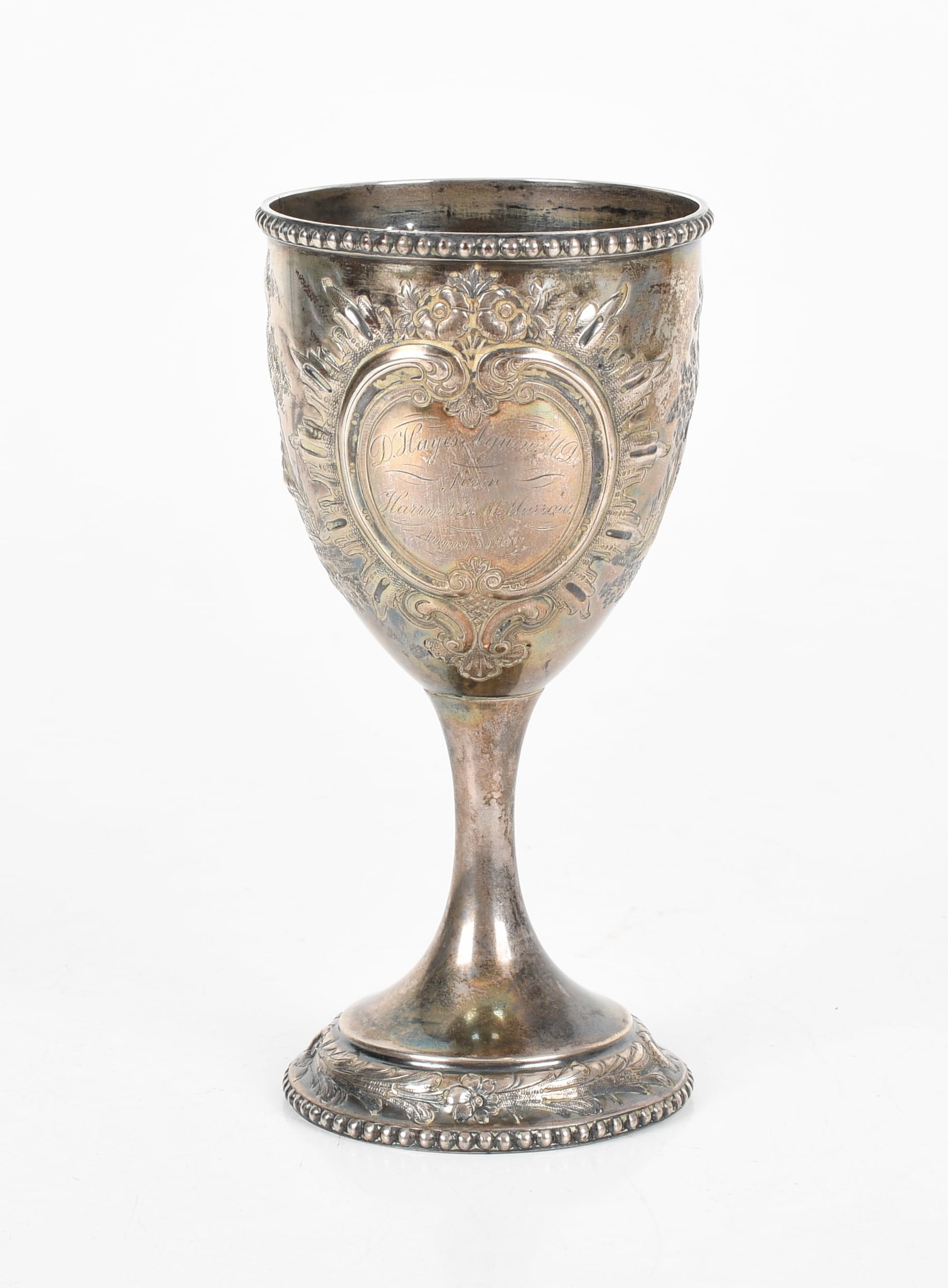 George Sharp for Bailey & Co., Sterling Goblet, Civil War and Medical Interest (1 of 13)