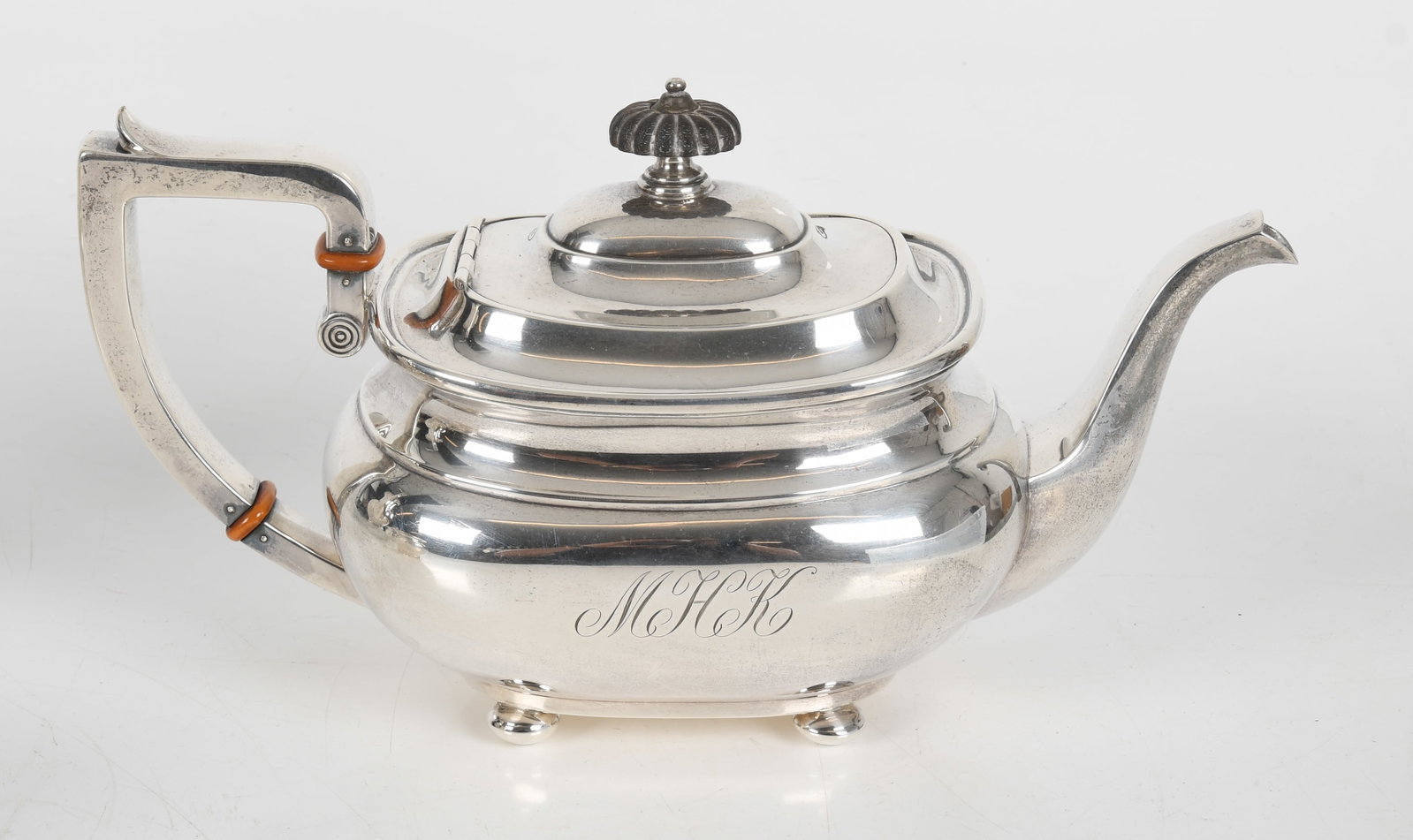A Five Piece Sterling Silver Tea Set - 2