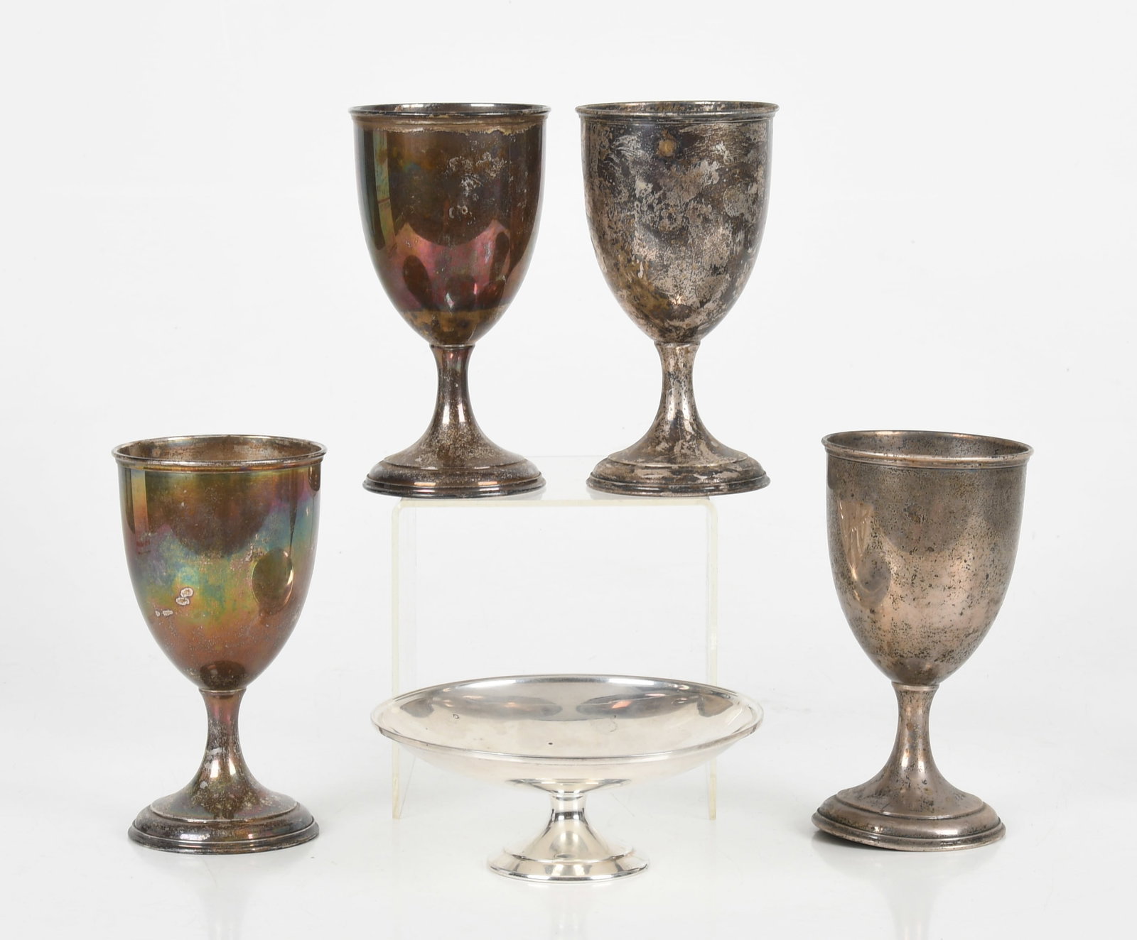 Five Pieces of Sterling Silver Hollowware (1 of 6)