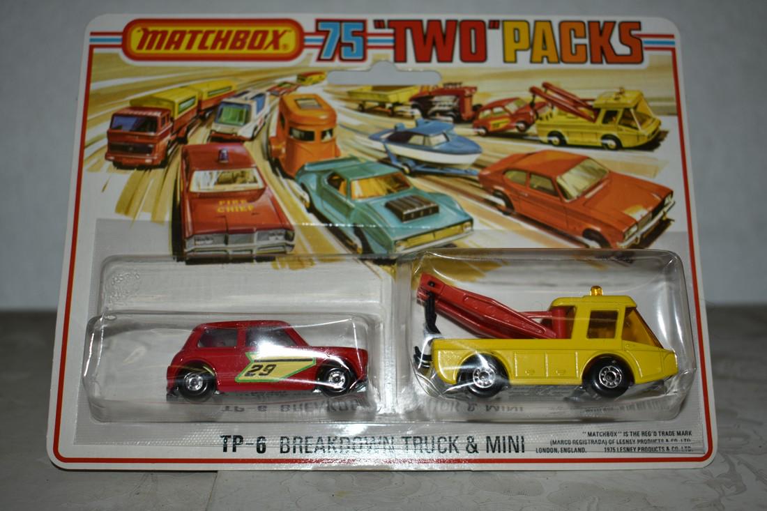 Matchbox: Matchbox 75 two pk lesney TP-6 breakdown truck and mini