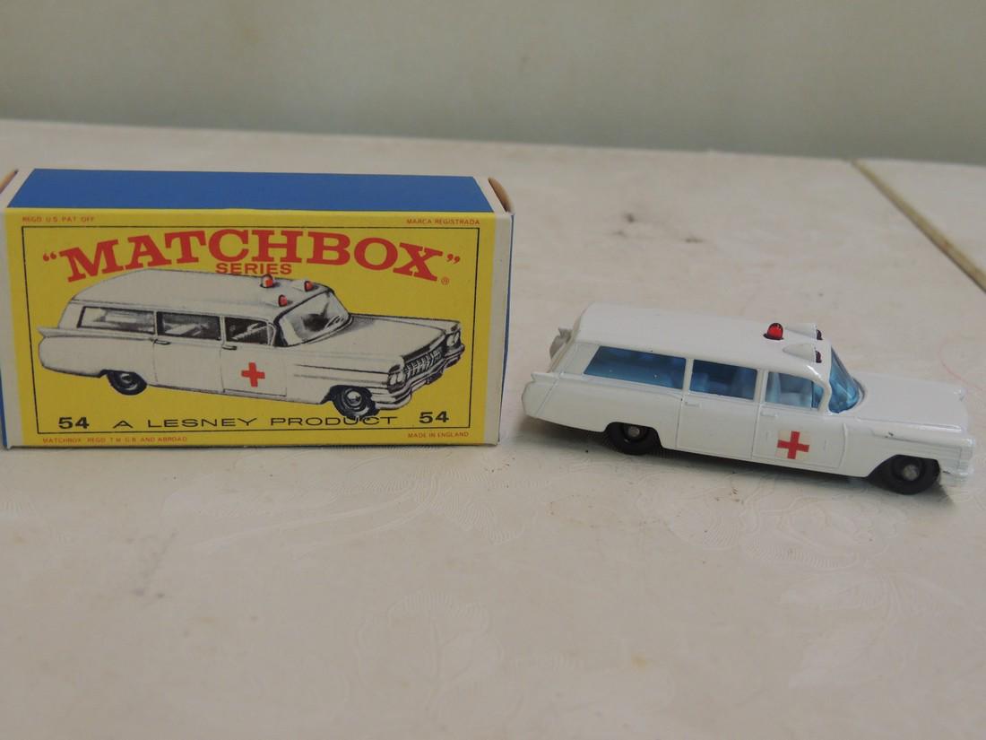 Matchbox: Lesney; cadillac ambulance No. 54