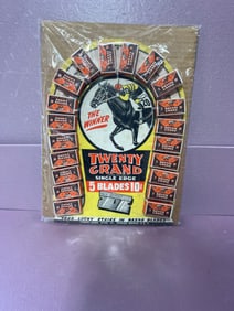 Vintage NOS  Razor Blade Display