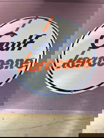 Gulf Kerosene Pump Plate