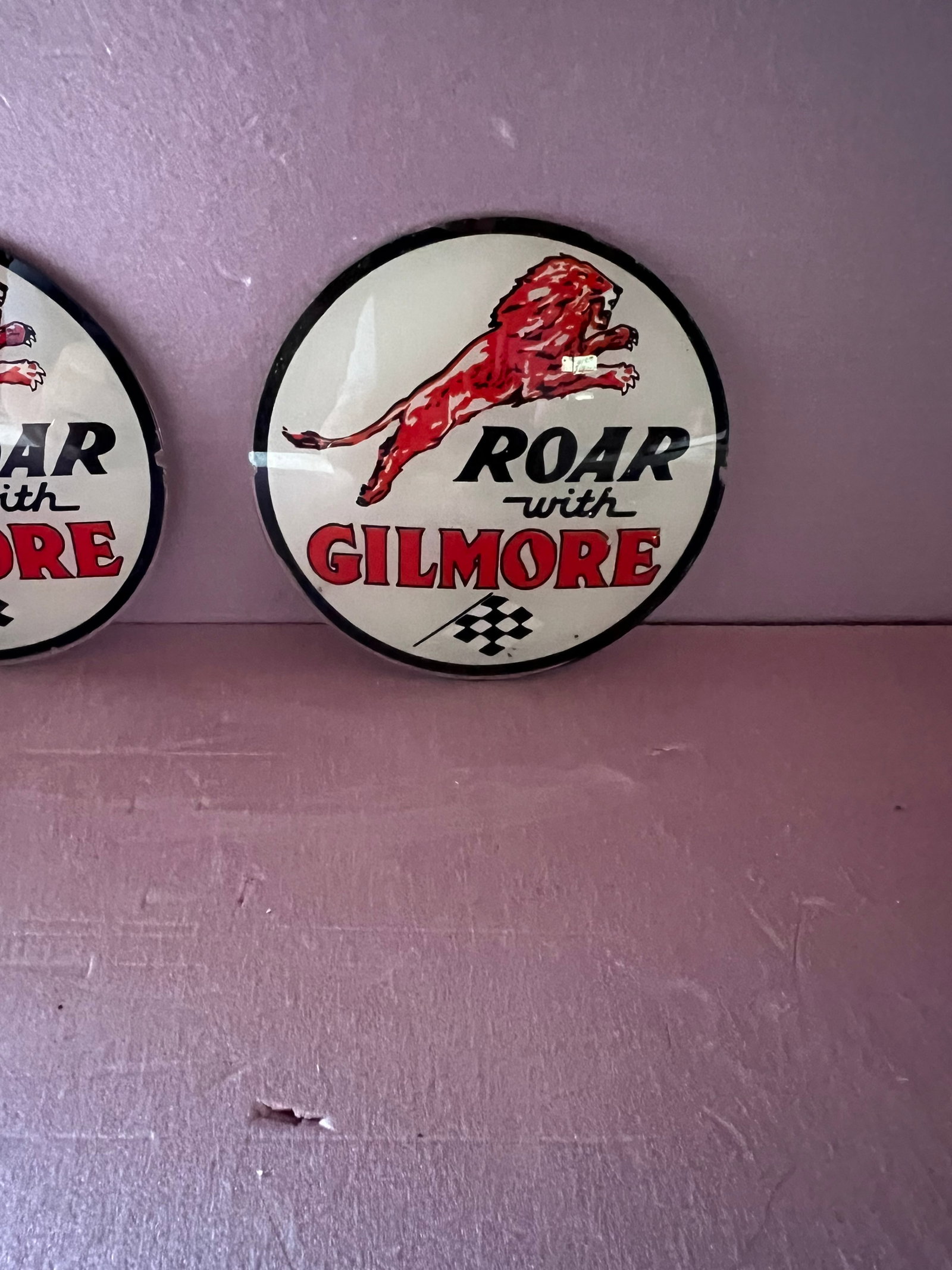 Gilmore Lenses: Pair of Gilmore 3.5" lenses. Not sure what these go on. Good condition and colors
