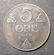 Norway/Norwegian World War I WWI issue 5 Ore 1917 iron