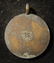 Adonai uniface round metal Christian religious pendant - 2