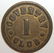 British Coventry Club 1- denominated token with six