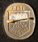 Colored donor pin of 1964 15th Jerusalem Post newspaper - 2