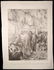 British Judaica print of Jews in Lament at the Western