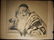 American print Elias Grossman etching Rabbi pondering
