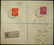 16-05-1948 1st Day Israeli registered cv w/mis-cut