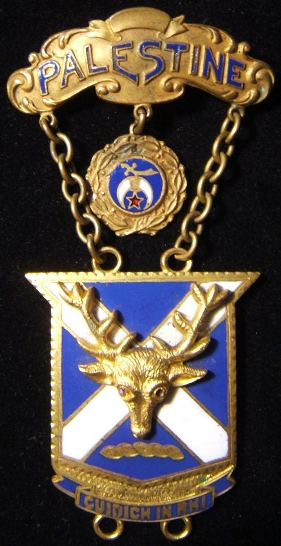 American Shriner-Palestine Freemason's lodge member's (1 of 2)