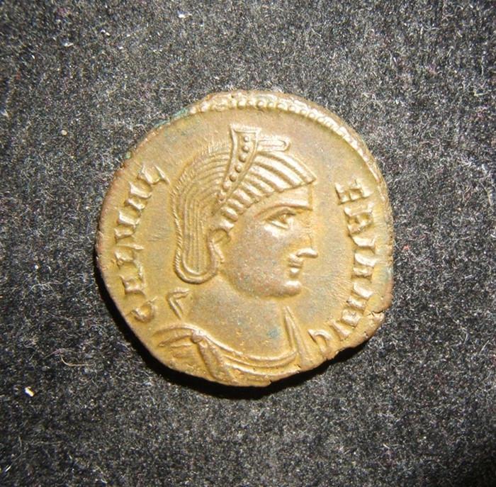 Roman Imperial Galeria Valeria AE Follis Alexandrian (1 of 2)