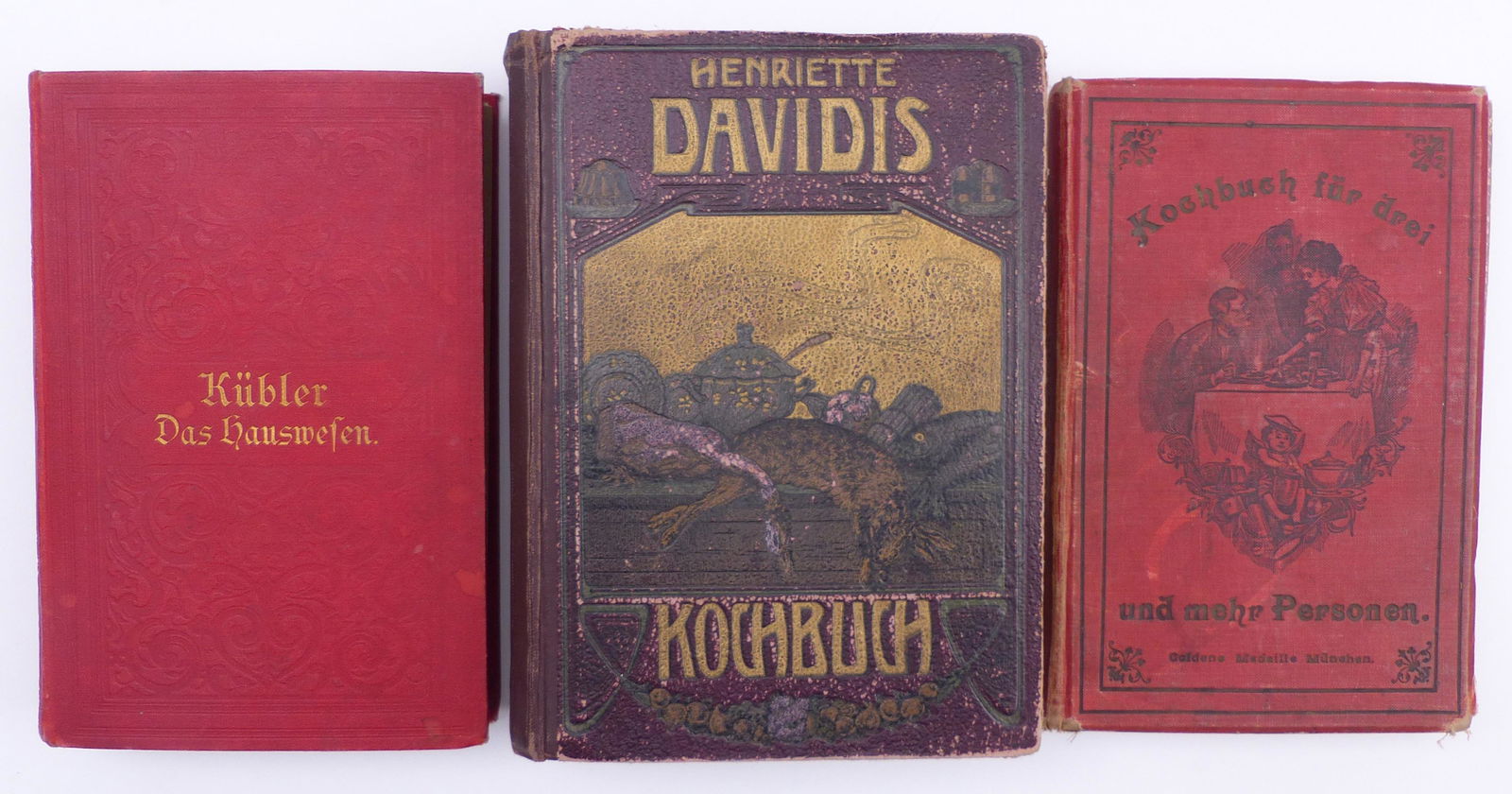 Drei KochbÃ¼cher â€” Deutschland, E. 19. und 20. Jh. (1 of 4)