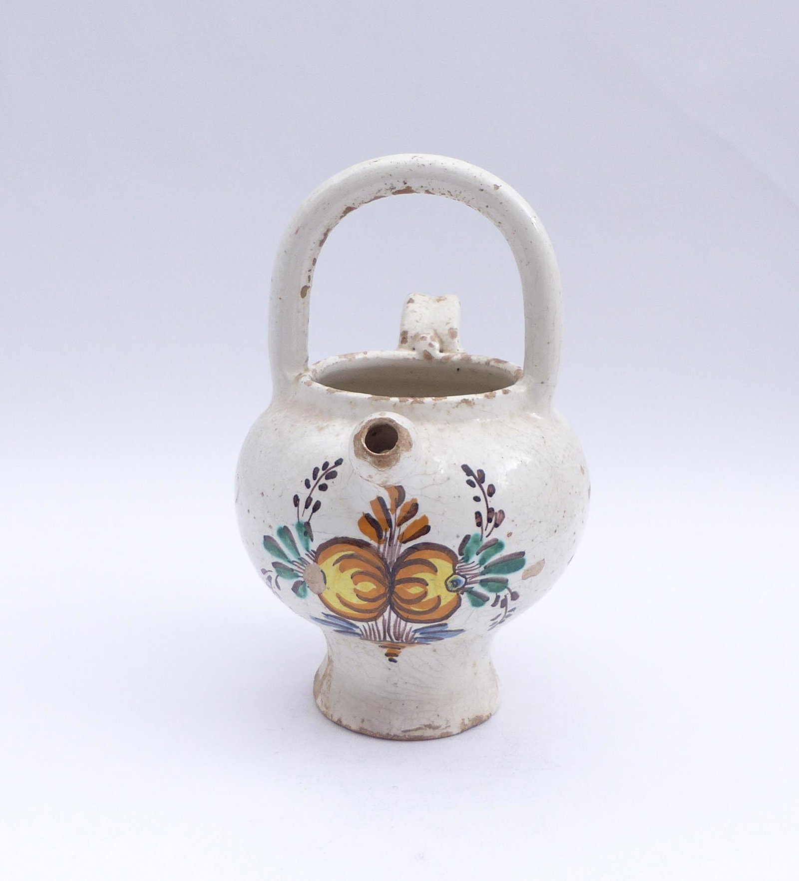 Sirupkanne mit Blumendekor, Italien, 19. Jh. (1 of 3)
