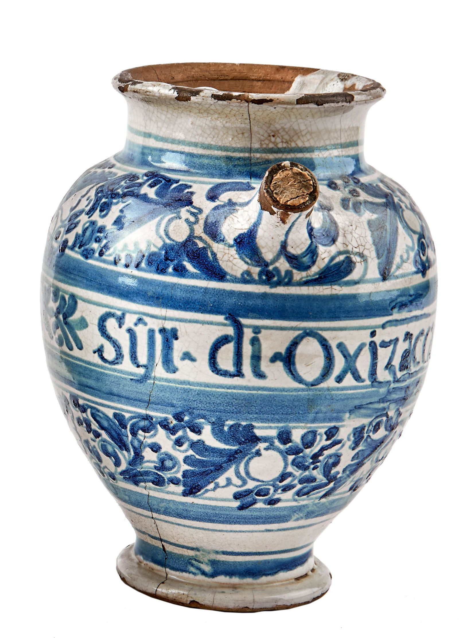 Apothekengefaess (Sirupkanne), Ligurien, M. 17. Jh. (1 of 1)