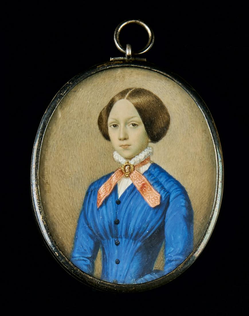Biedermeierportrait einer jungen Dame, Anf. 19. Jh. (1 of 1)