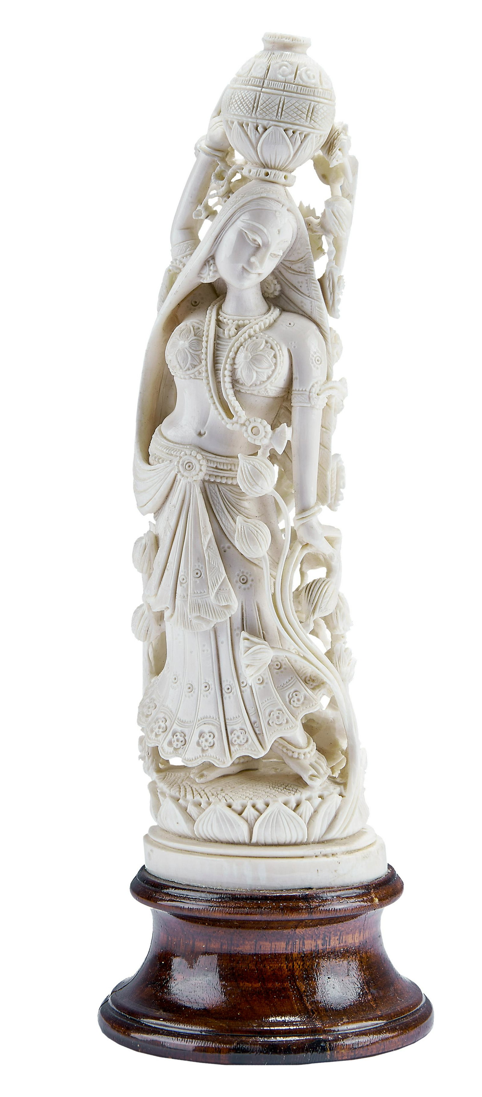 Figur einer Wassertraegerin, Indien, A. 20. Jh. (1 of 1)