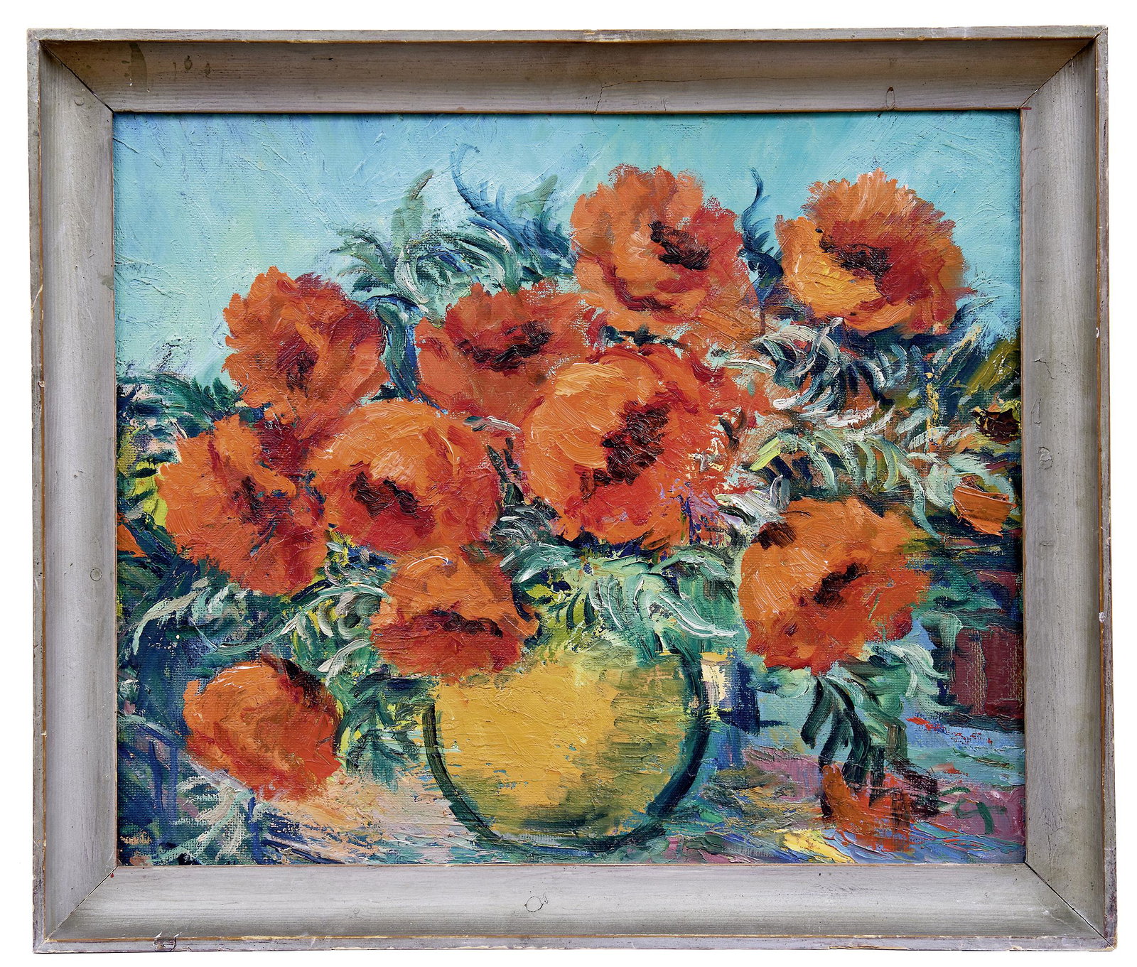 Lex, Franz: Mohnblumenstrauss in einer Vase (1 of 1)