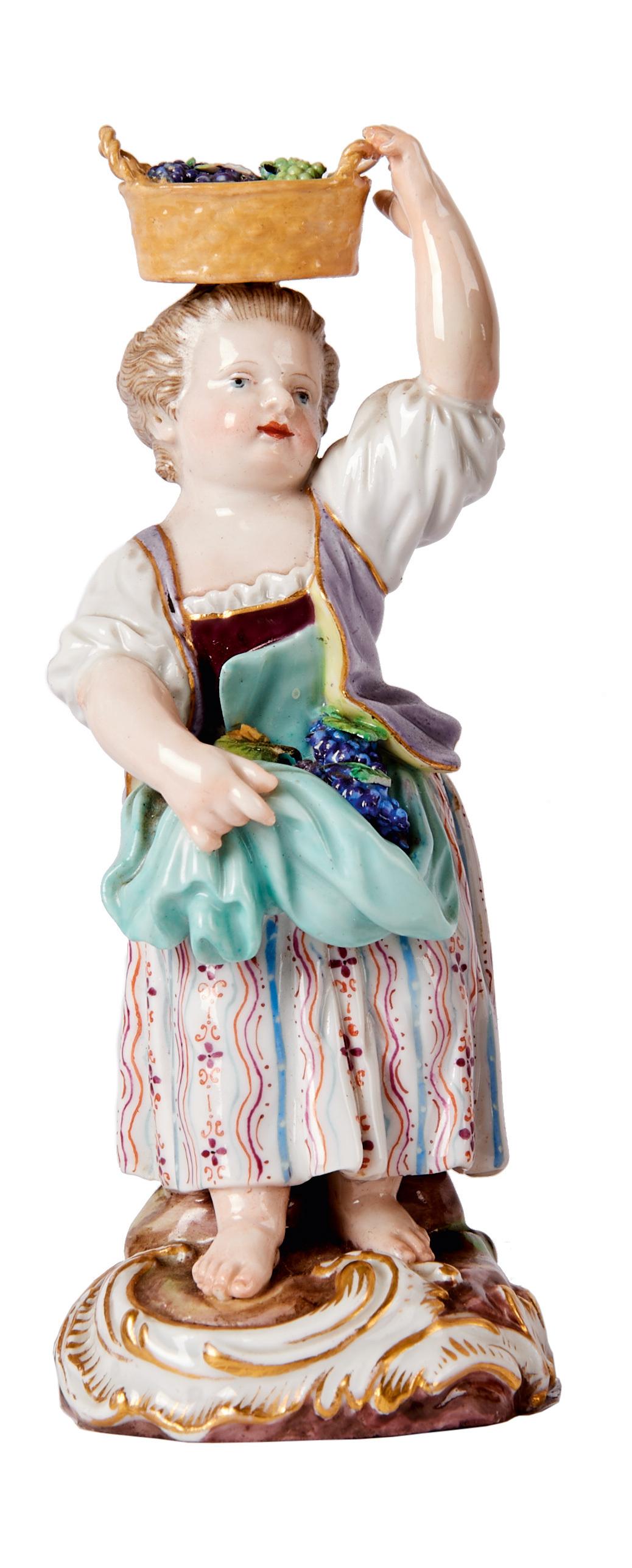 Gaertnerkind mit Korb : Meissen, E. 19. Jh. (1 of 1)