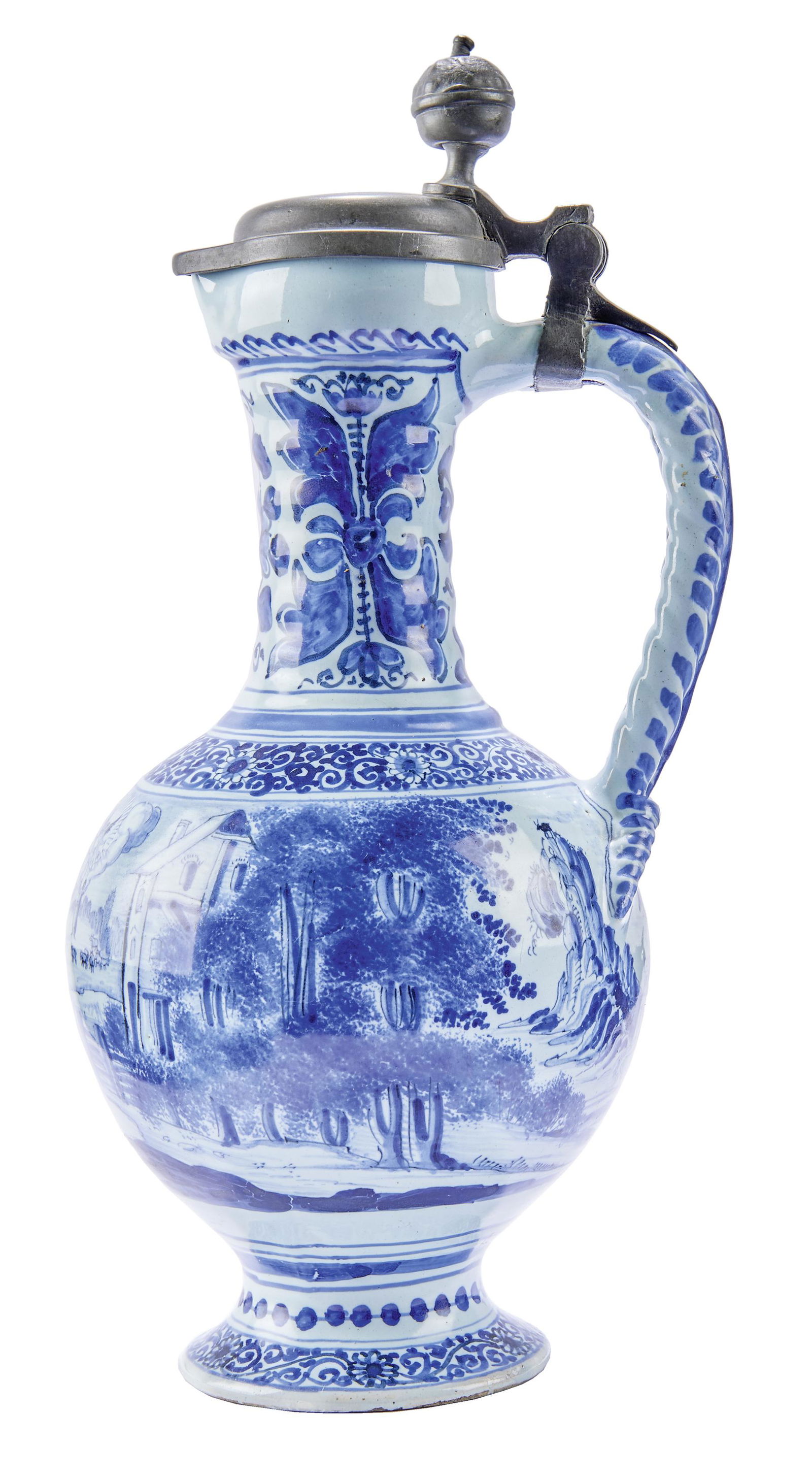 Enghalskrug mit Geburt Christi : Nuernberg, 1. H. 18. Jh. (1 of 1)