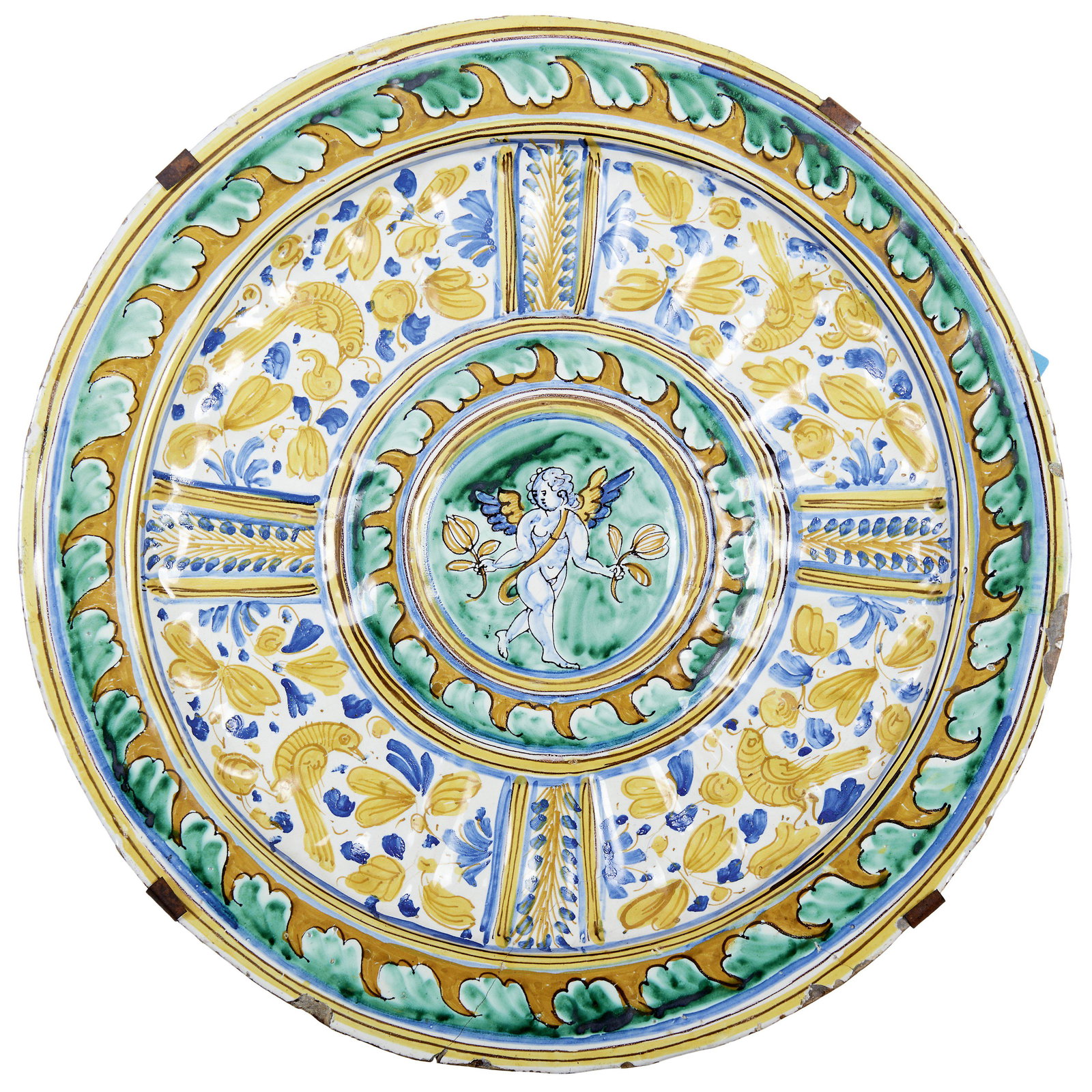 Schauplatte mit Putto : Deruta, A. 17. Jh. (1 of 1)