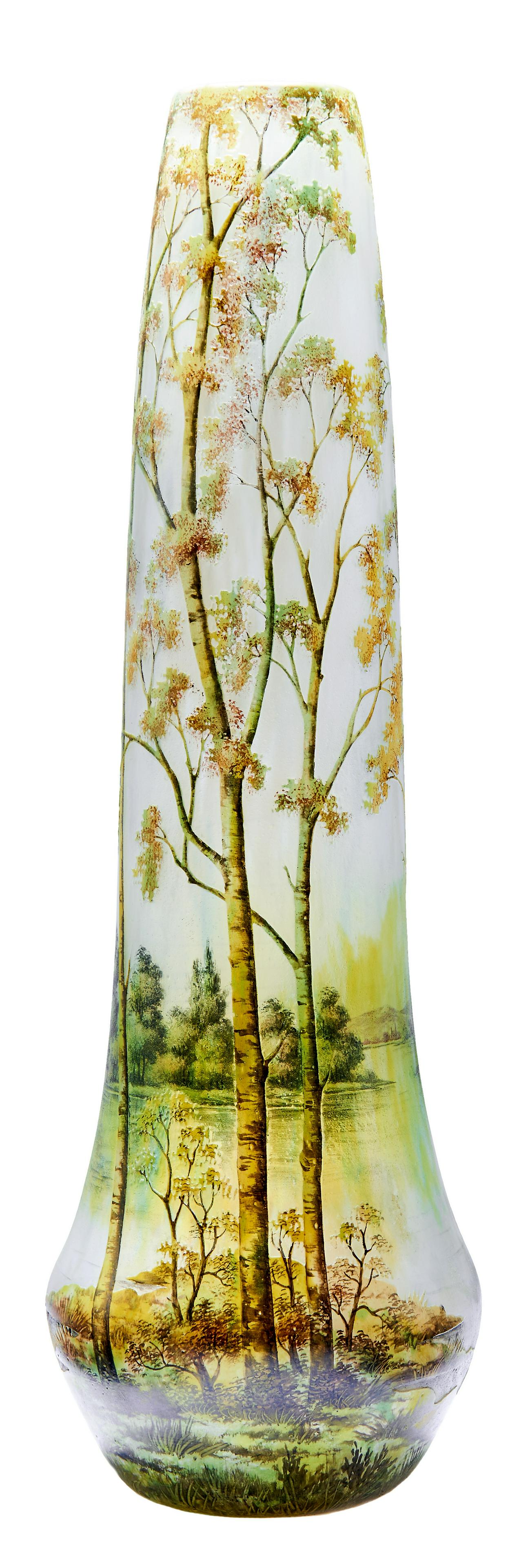 Grosse Vase : Daum FrÃ¨res, Nancy - 1. H. 20. Jh. : (1 of 7)