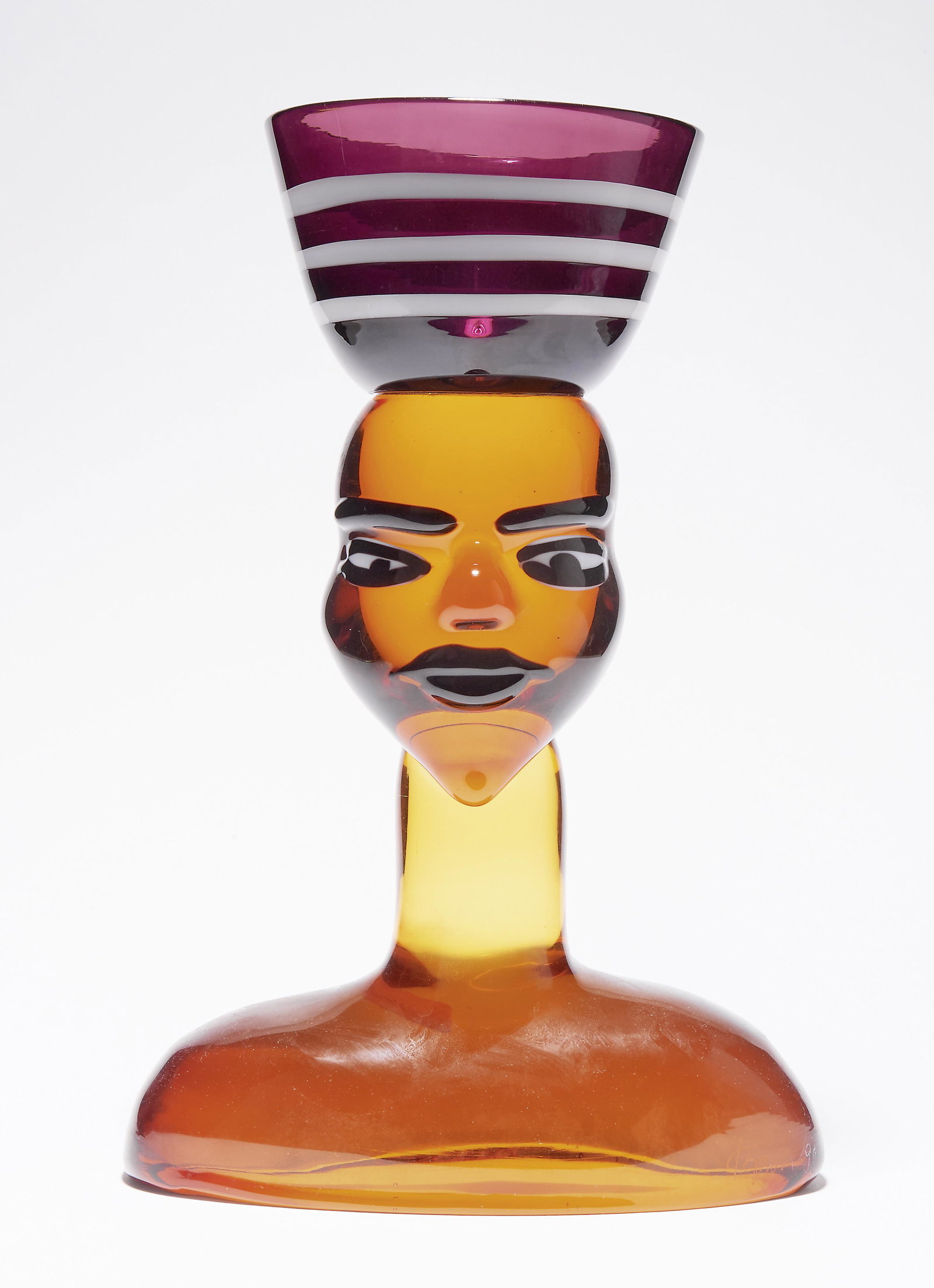 Bach, Elvira: Glasskulptur Frau in Gelb (1 of 1)