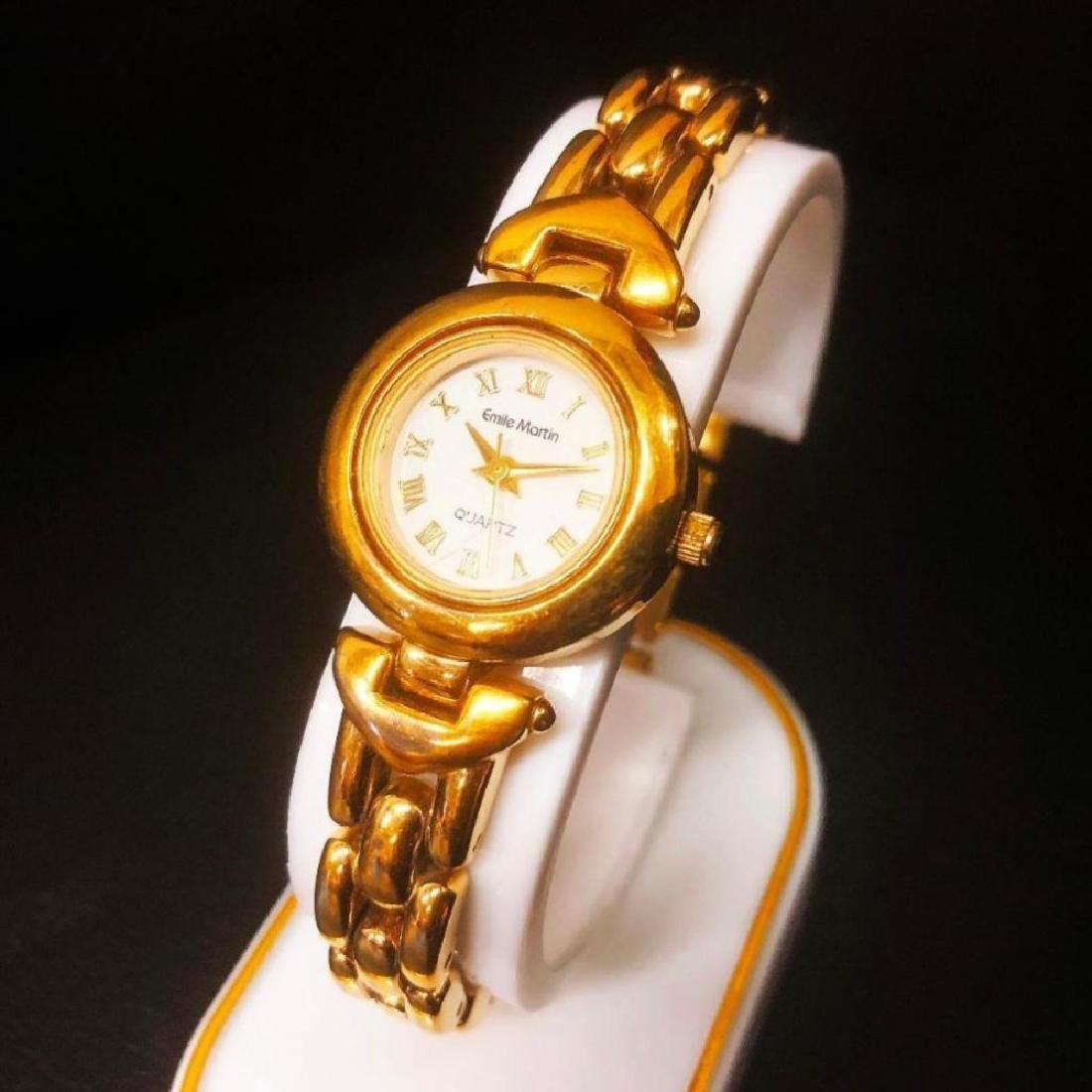 Rare Emile Martin Ladies Wrist Watch: Rare Emile Martin Ladies Gold Tone, Wrist Watch. Condition: Used. See pictures for further inquiry. - All items may be shipped or picked up locally within one week of sale. We will provide shippi