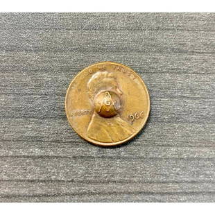 1966 1 Cent "Lincoln Memorial Cent" - Masonry Stamped: Obverse The portrait in right profile of Abraham Lincoln, the 16th President of the United States from 1861 to 1865, is accompanied with the lettering "LIBERTY" and the motto "IN GOD WE TRUST" NOTE: