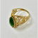 Elegant Ladies 3.73 Carat 14k Gold Jade Ring - 3