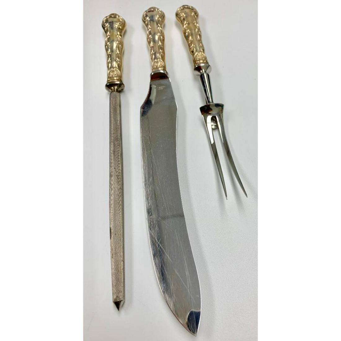 Birks Sterling Silver Cutlery Set: A Birks Sterling Silver Cutlery Set. This Set Has Sterling Silver Handles & Makes For An Excellent Addition To The Dining Table For Special Events & Occasion. Hallmarked & Noted Birks On The Cutlery S