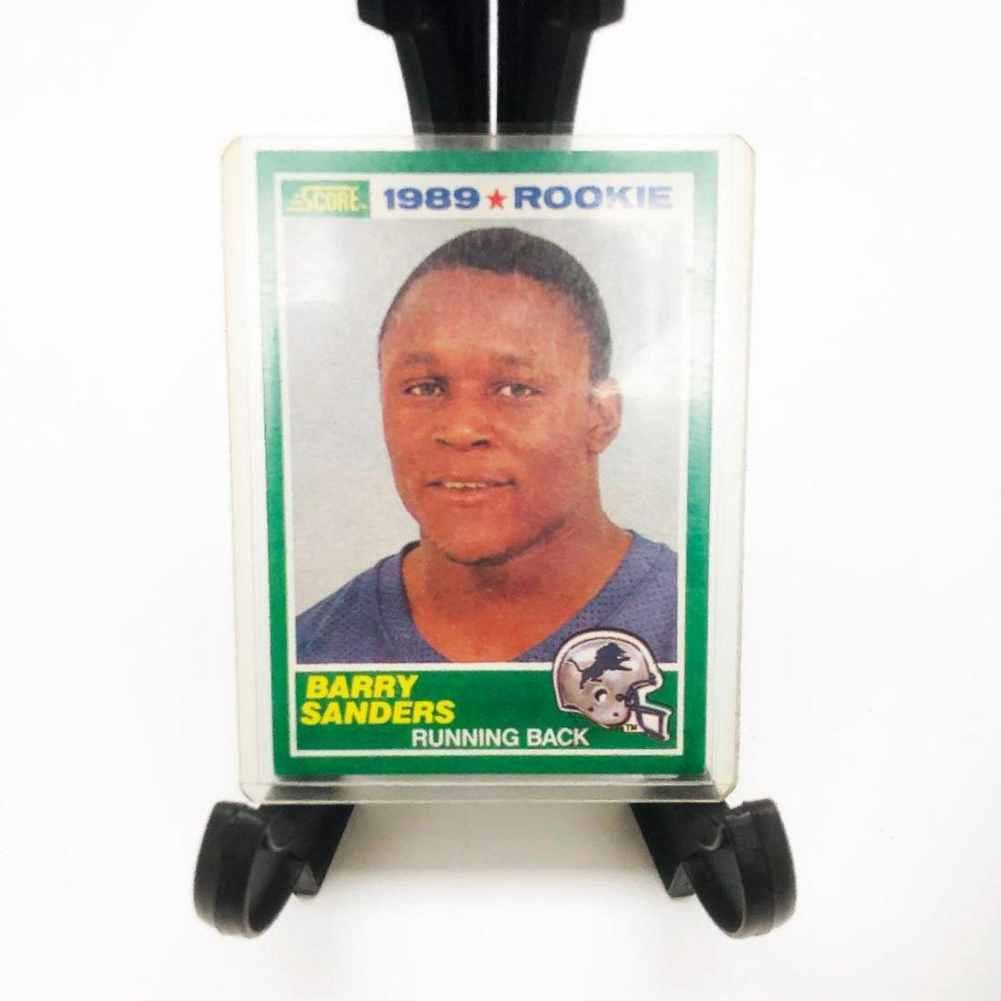 Barry Sander 1989 Score Football Rookie Card HOF: Barry Sander 1989 Score Football Rookie Card HOF. View Photos For Further Details.