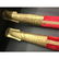 Pair of Indian Saber with Brass Hilt and Red Velvet - 4