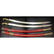 Pair of Indian Saber with Brass Hilt and Red Velvet - 5