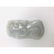 Carved Chinese White Jade Fruit Blossom & Bat Pendant - 3