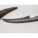 Damascus Full Tang Talon Blade With Carved Alabaster - 5
