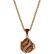 Red Enamel With Red Heart Royal Inspired Egg Pendant