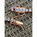 14k Rose Gold Over REAL 925 Silver 2mm Diamond Bracelet