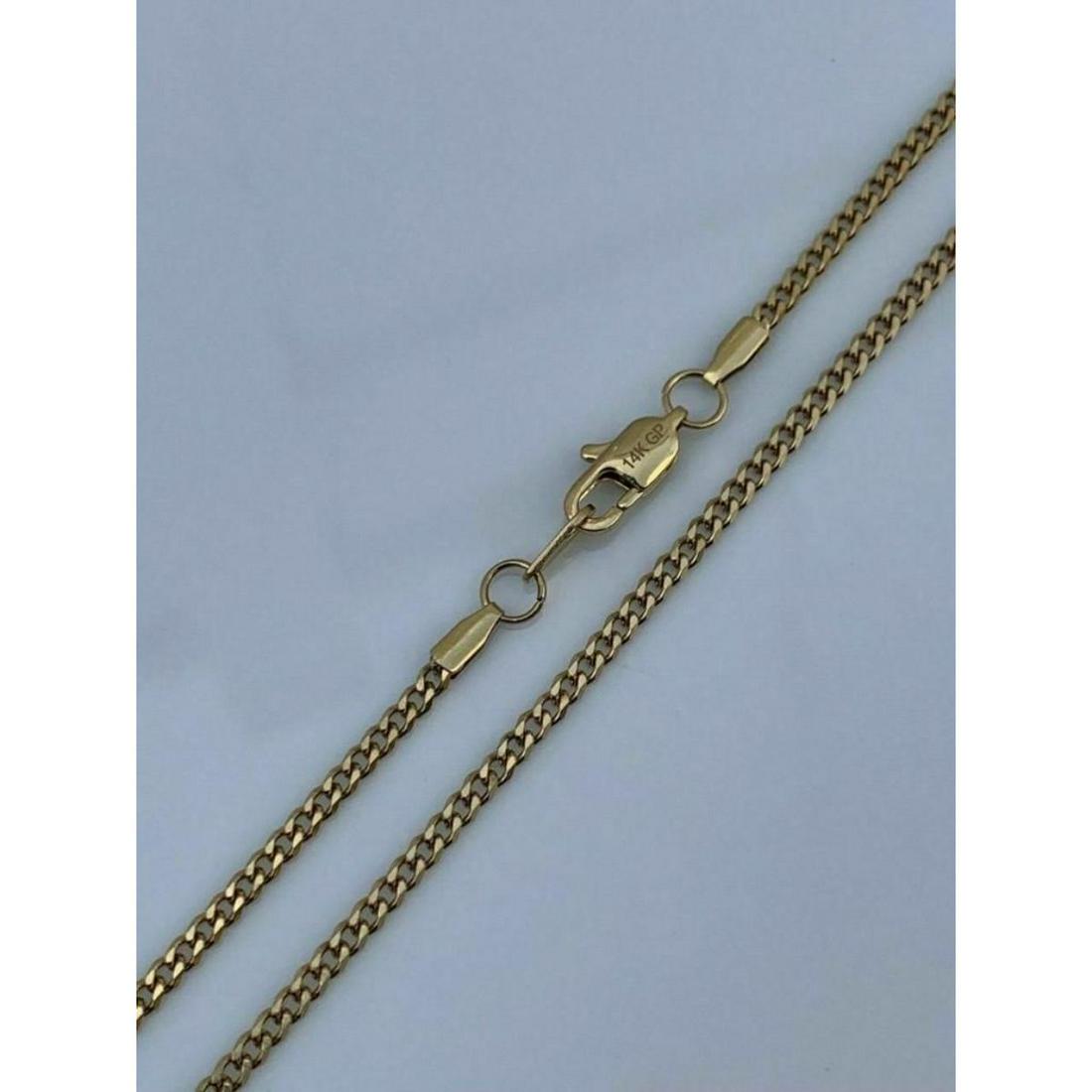 Men's Gold Miami Cuban Link Chain 3mm 14k Gold Over: For Auction is a Gorgeous Men's Miami Cuban link chain14k Gold plated over stainless steel. This necklace never changes color thanks to a 5X Gold plating process over stainless steel - resulting in ta
