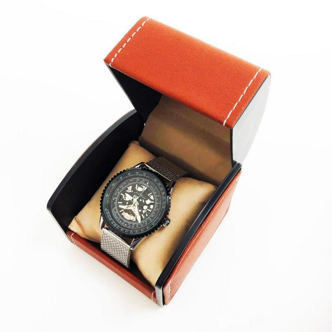 Mens L.A Banus Midnight Black Chrome Finish Chronograph: Mens L.A Banus Midnight Black Chrome Finish Chronograph Stainless Steel Chain Link Band Versatile enough to be paired with a blazer & loafers or with sneakers and a tee shirt. This watch elevates your