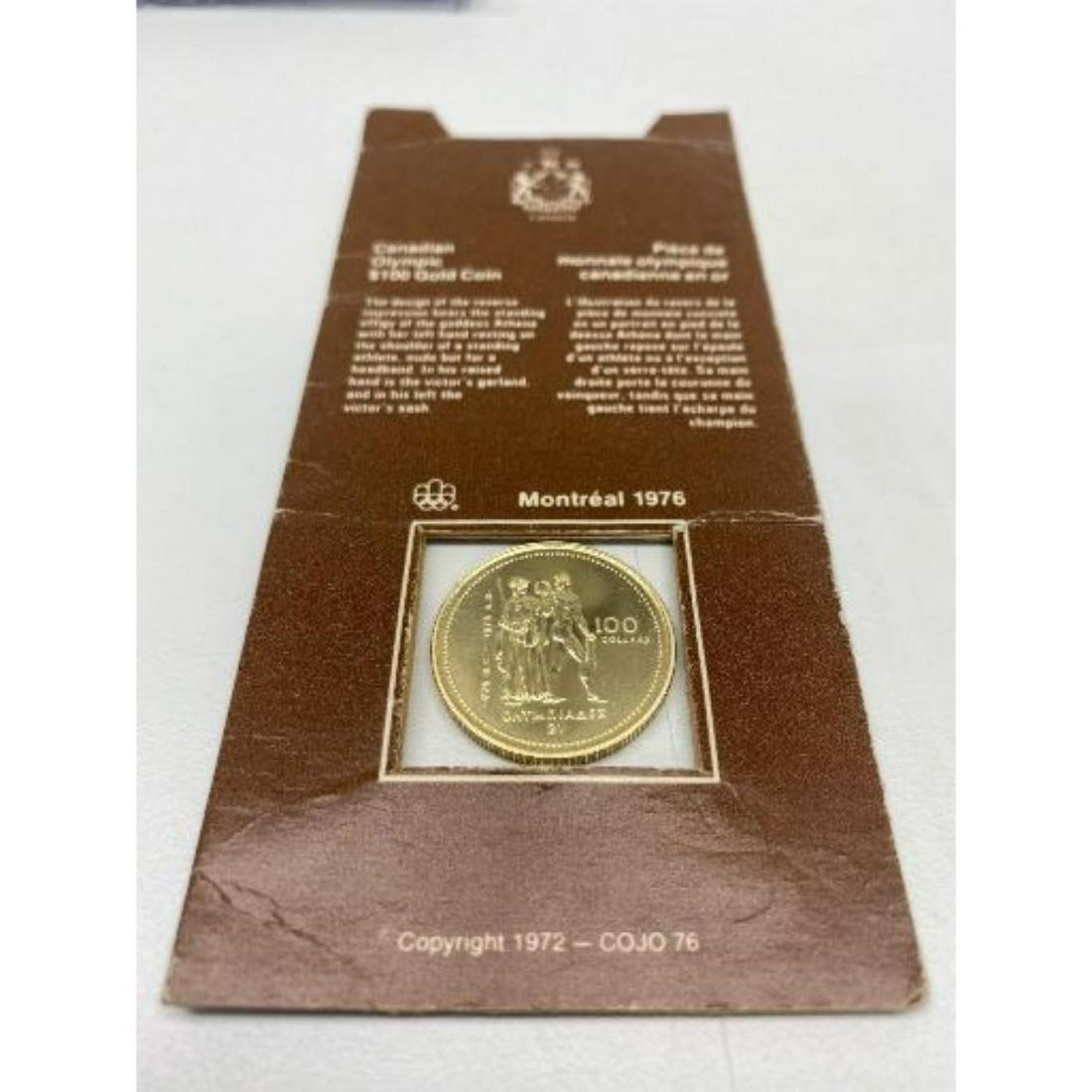 1976 Canadian Olympic $100 14k Gold Coin 1976 Canadian Olympic $100 14k Gold Coin