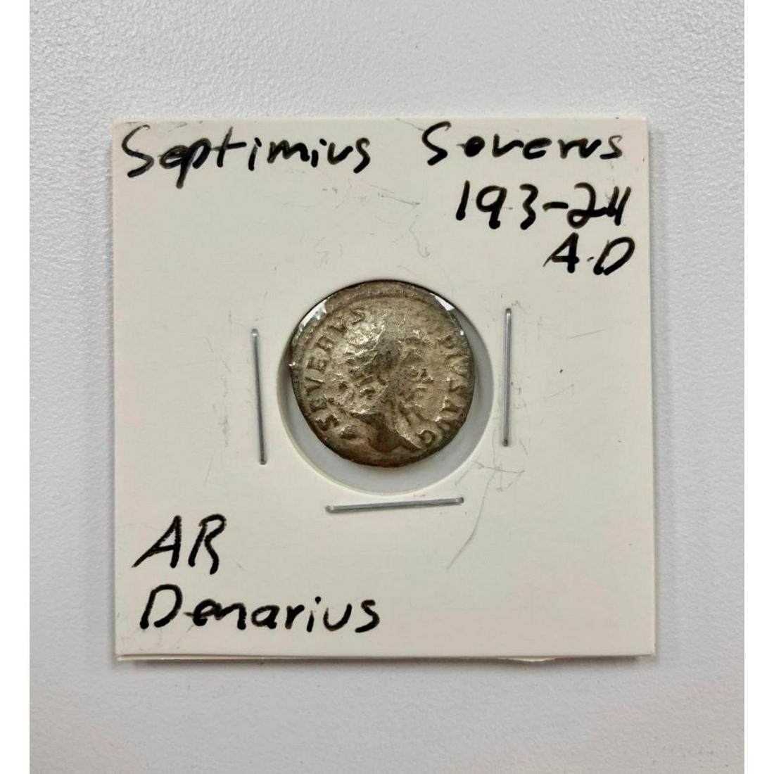 Septimius Severus 193-24 A.D - Silver Denarius (1 of 2)